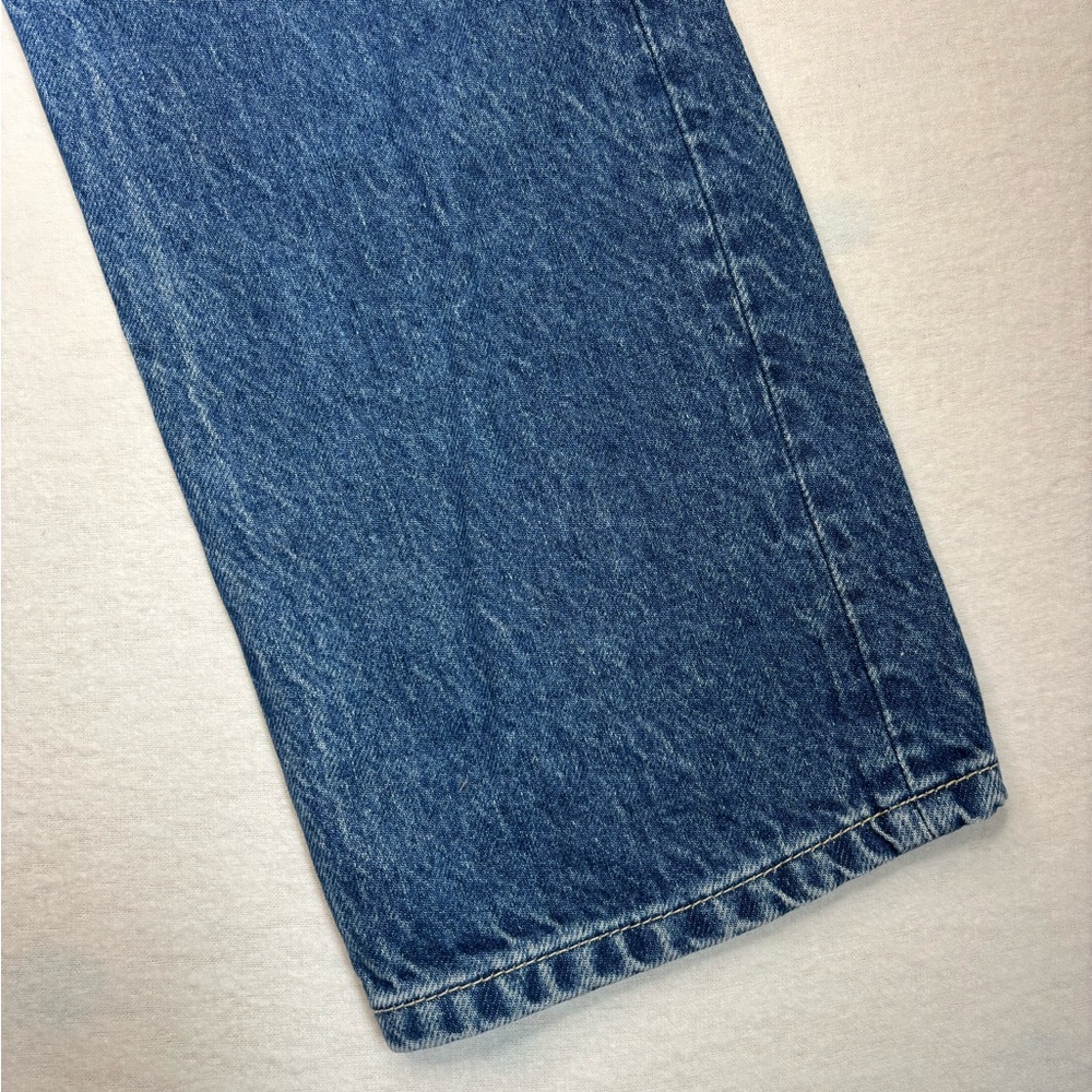 Reformation Cynthia High Rise Straight Jeans Womens Sz 26 Button Fly Blue Denim - Picture 9 of 15